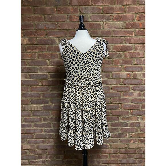 Simply Southern Cheetah Print Babydoll Dress NWT - Picture 4 of 7